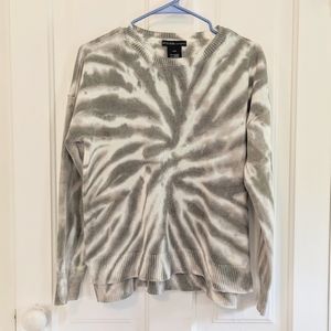 Crew Neck Tie Dye Sweater Size Large